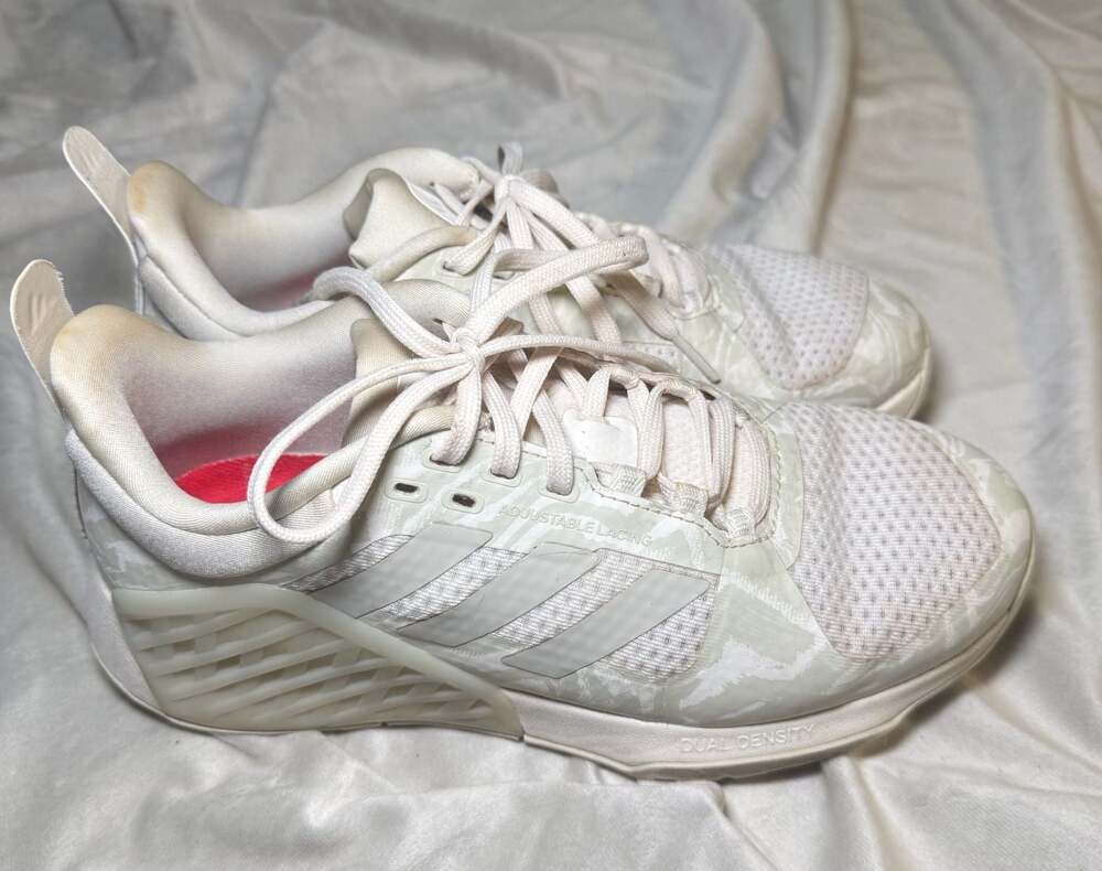 Adidas Dropset 2 Women's Training Shoes, Chalk White/Alumina